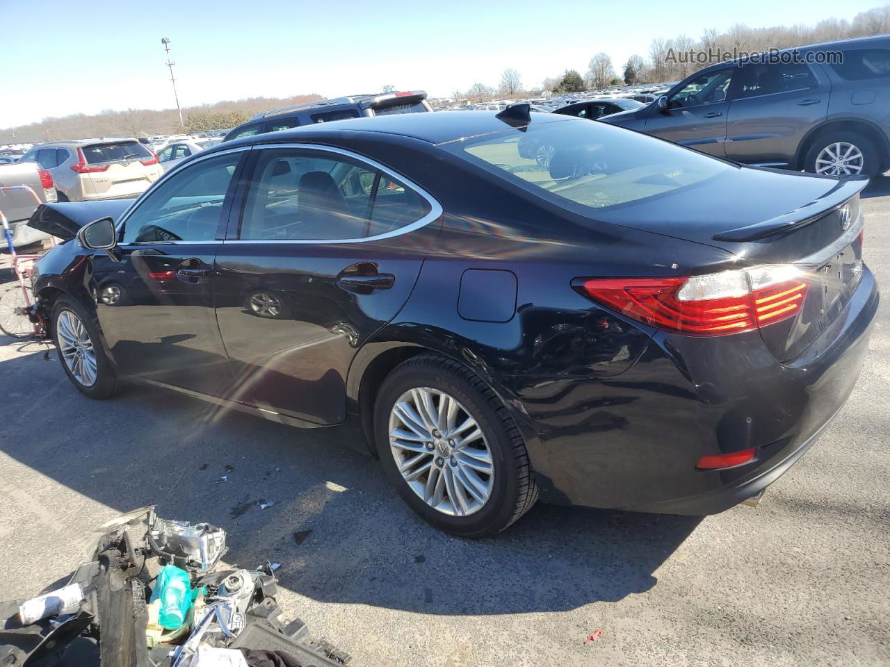 2015 Lexus Es 350 Черный vin: JTHBK1GG9F2182661