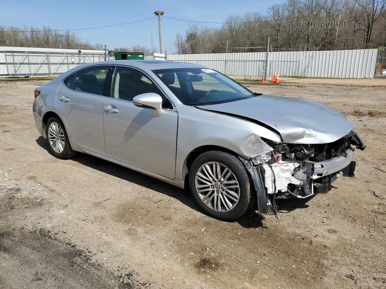 2015 Lexus Es 350 Silver vin: JTHBK1GG9F2183812