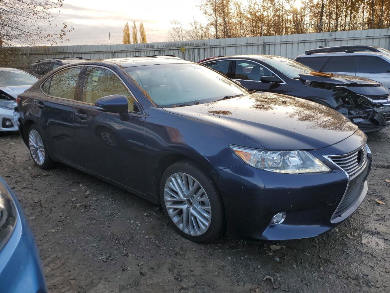 2015 Lexus Es 350 Blue vin: JTHBK1GG9F2190503