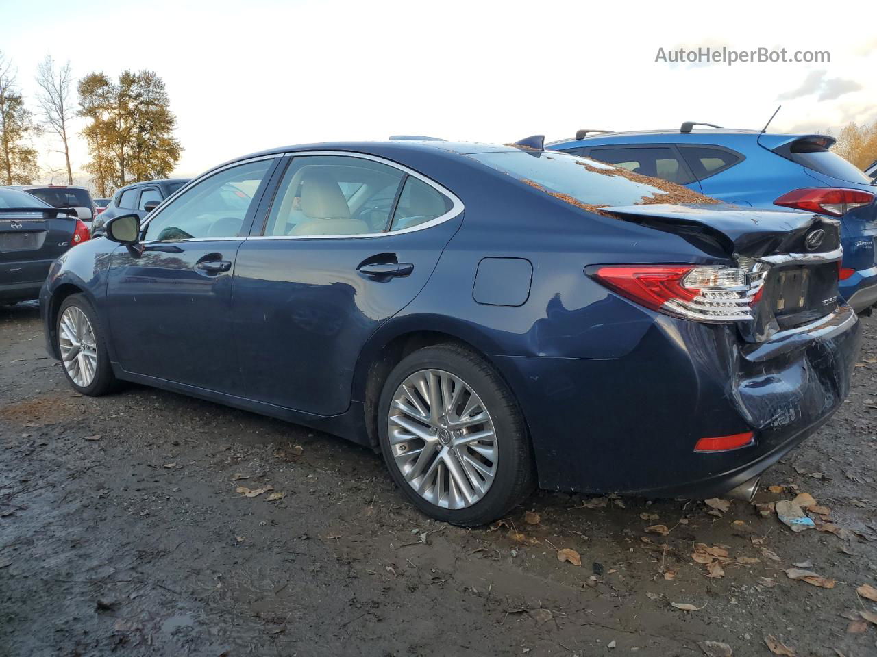 2015 Lexus Es 350 Blue vin: JTHBK1GG9F2190503