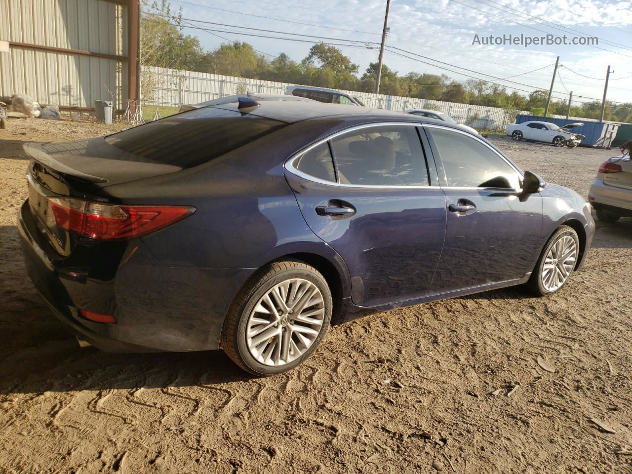 2015 Lexus Es 350 Синий vin: JTHBK1GG9F2209342