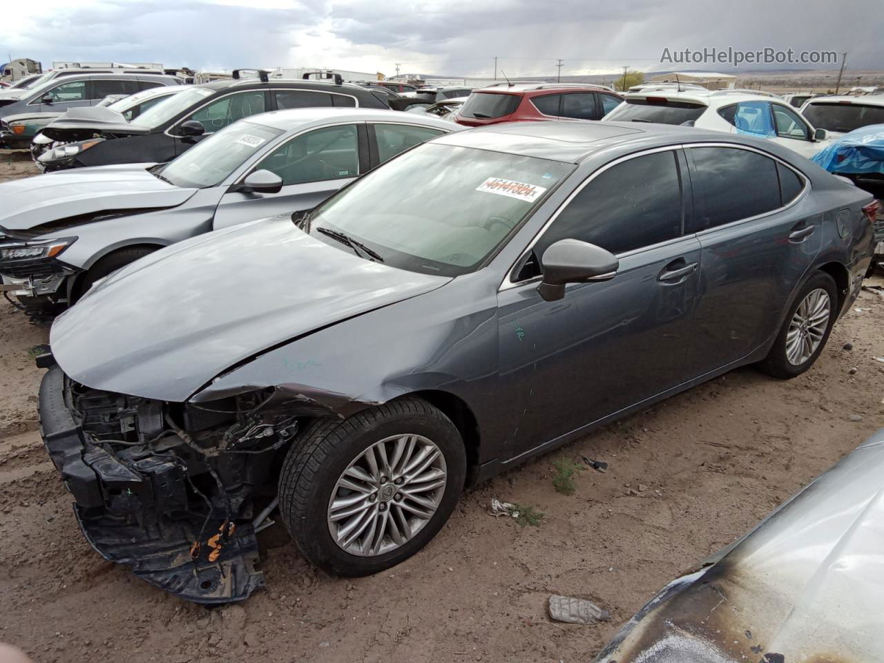 2016 Lexus Es 350 Gray vin: JTHBK1GG9G2217958