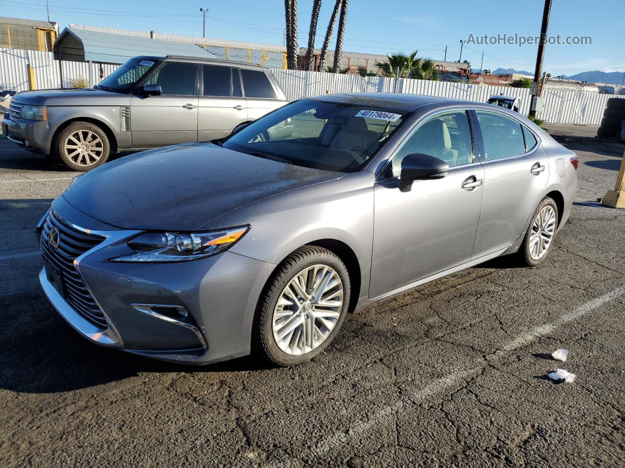 2016 Lexus Es 350 Gray vin: JTHBK1GG9G2224697