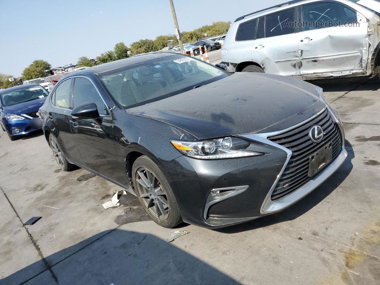 2016 Lexus Es 350 Black vin: JTHBK1GG9G2230015