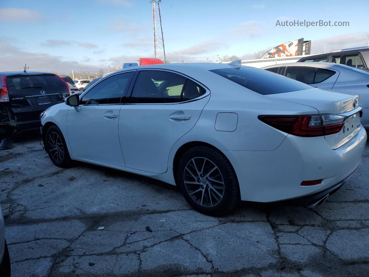 2017 Lexus Es 350 White vin: JTHBK1GG9H2252968