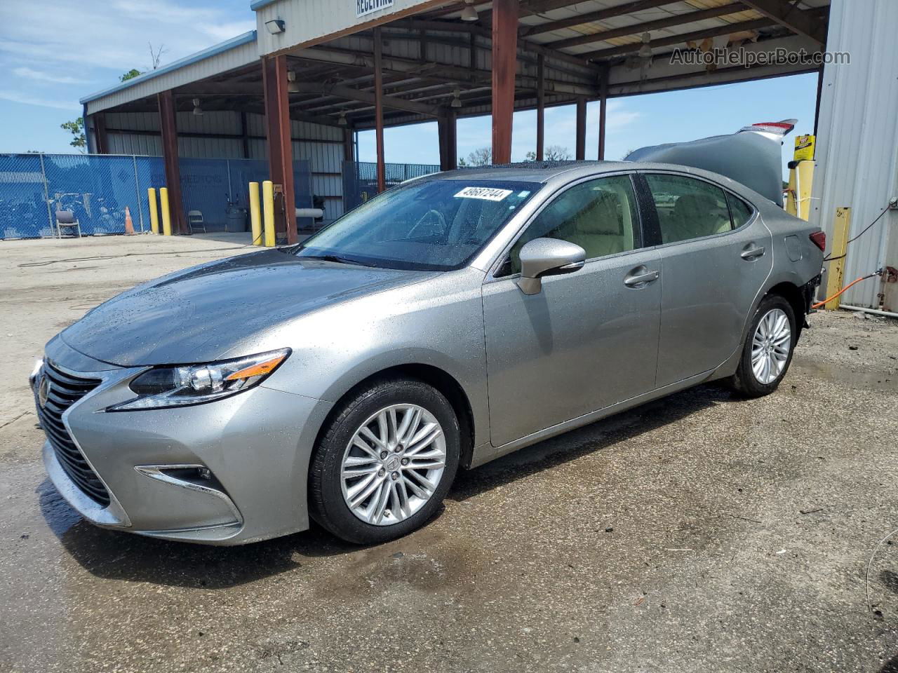 2017 Lexus Es 350 Gray vin: JTHBK1GG9H2253165