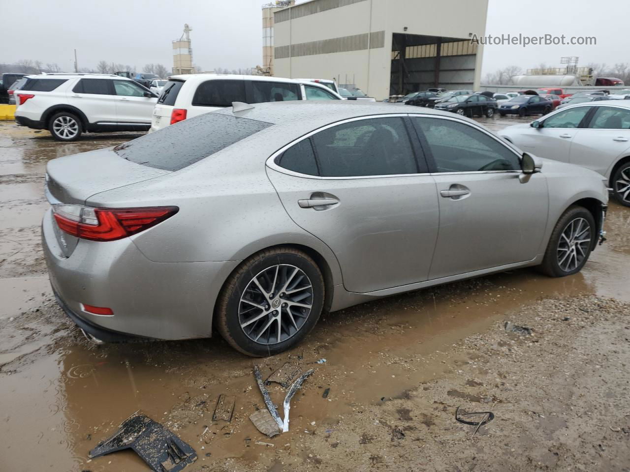 2017 Lexus Es 350 Gray vin: JTHBK1GG9H2255692