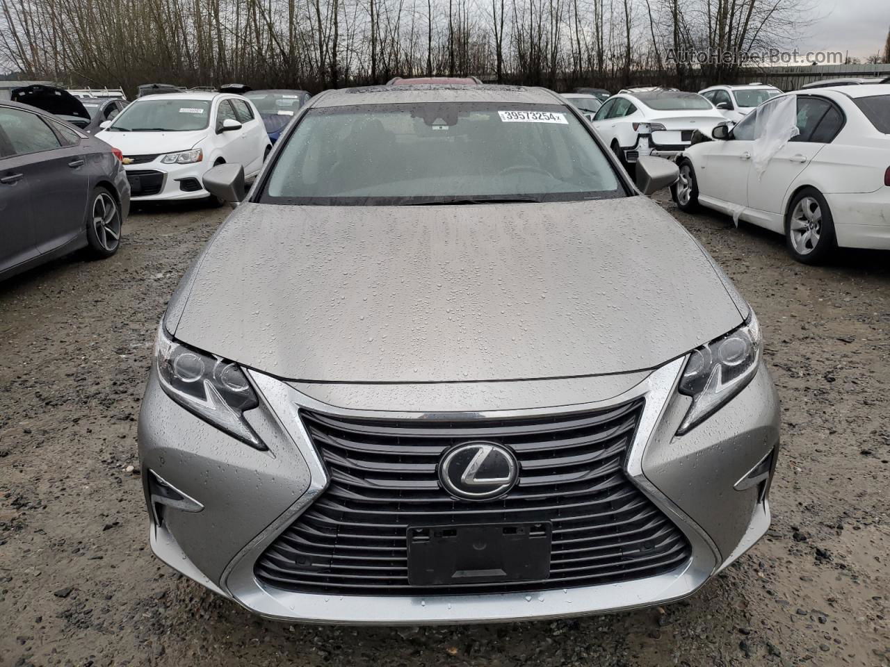 2018 Lexus Es 350 Gray vin: JTHBK1GG9J2262129