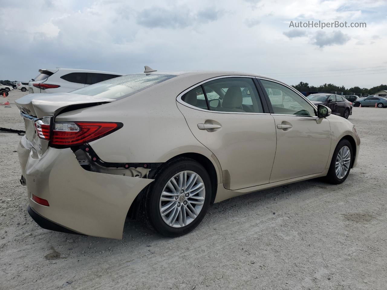 2013 Lexus Es 350 Beige vin: JTHBK1GGXD2021913