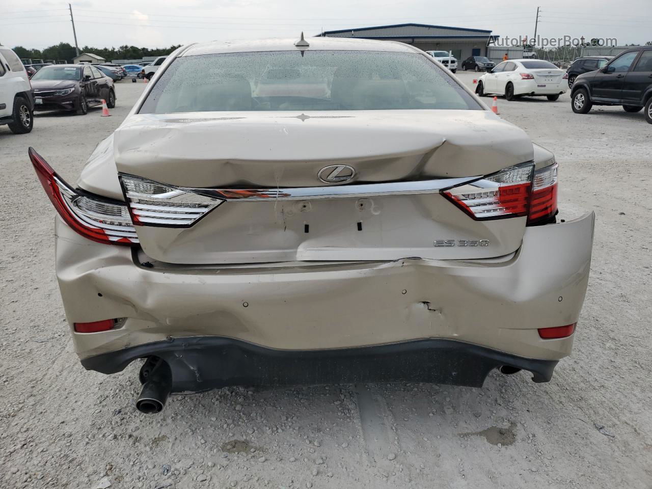 2013 Lexus Es 350 Beige vin: JTHBK1GGXD2021913