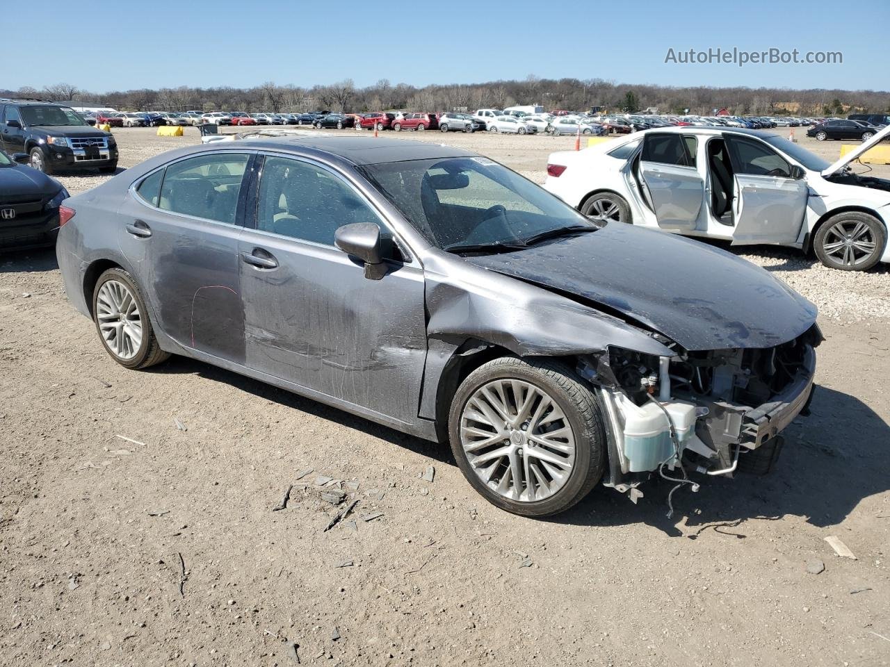 2013 Lexus Es 350 Charcoal vin: JTHBK1GGXD2036024