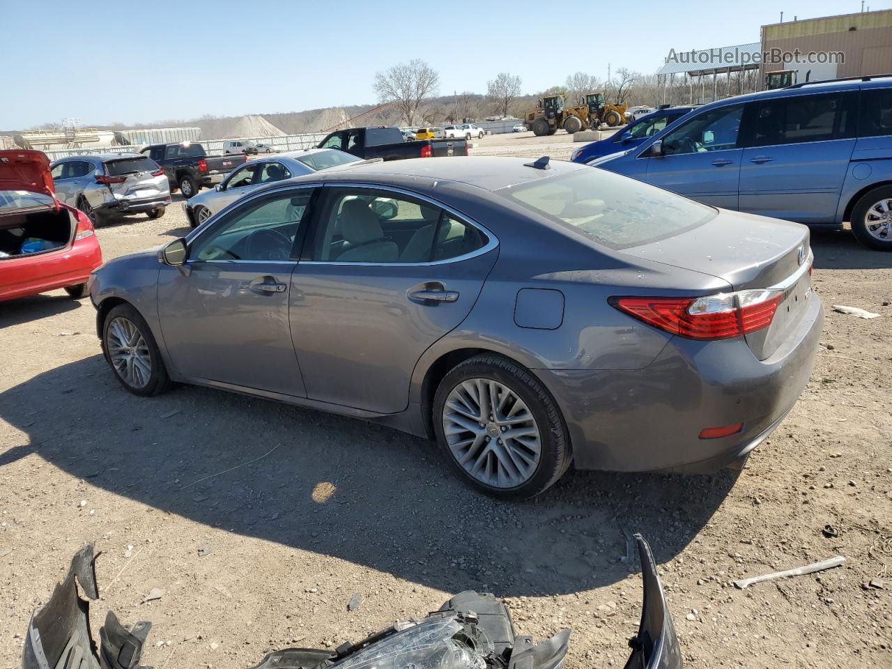 2013 Lexus Es 350 Charcoal vin: JTHBK1GGXD2036024