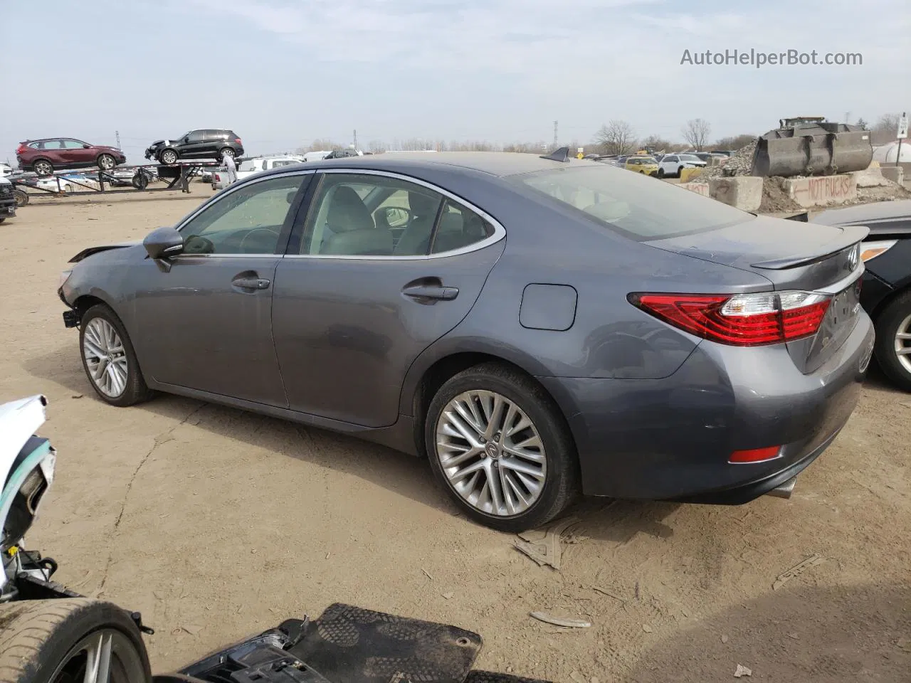 2013 Lexus Es 350 Gray vin: JTHBK1GGXD2051025