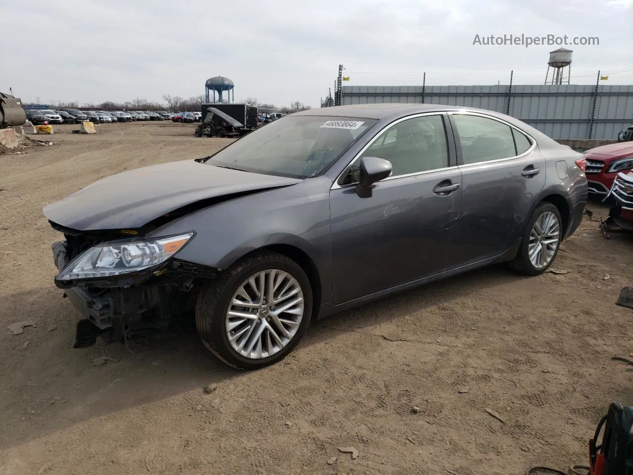 2013 Lexus Es 350 Gray vin: JTHBK1GGXD2051025