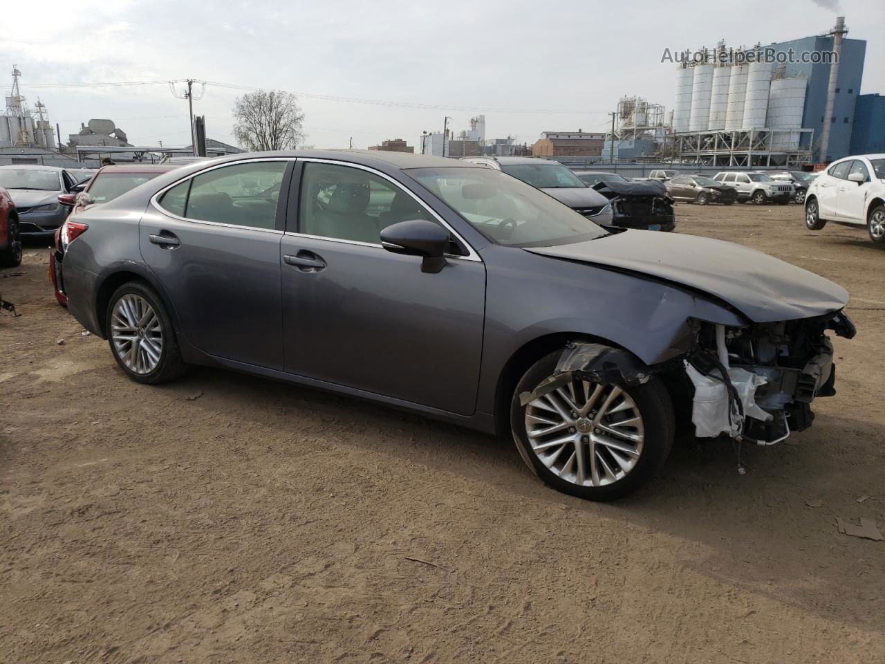 2013 Lexus Es 350 Gray vin: JTHBK1GGXD2051025