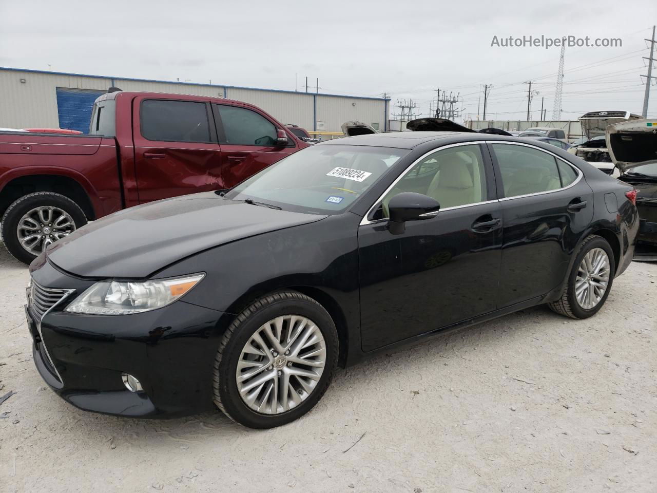 2013 Lexus Es 350 Black vin: JTHBK1GGXD2063255