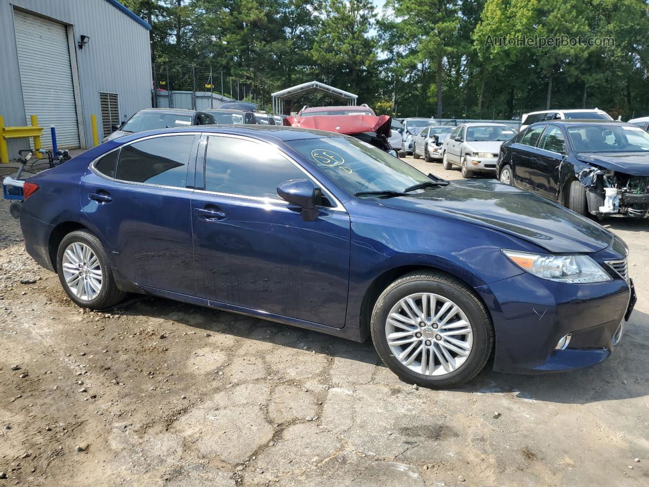 2013 Lexus Es 350 Синий vin: JTHBK1GGXD2063918