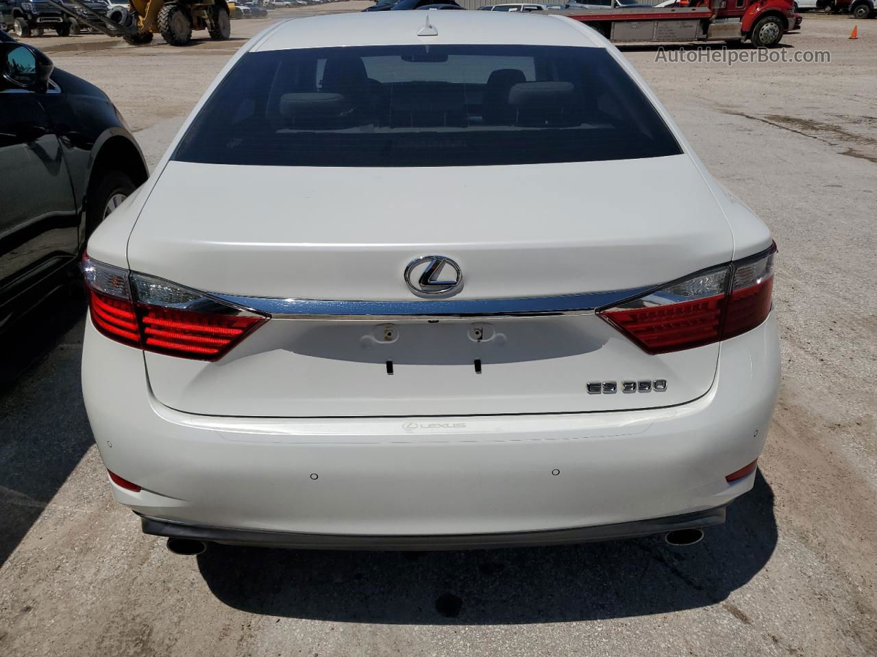 2013 Lexus Es 350 White vin: JTHBK1GGXD2067841