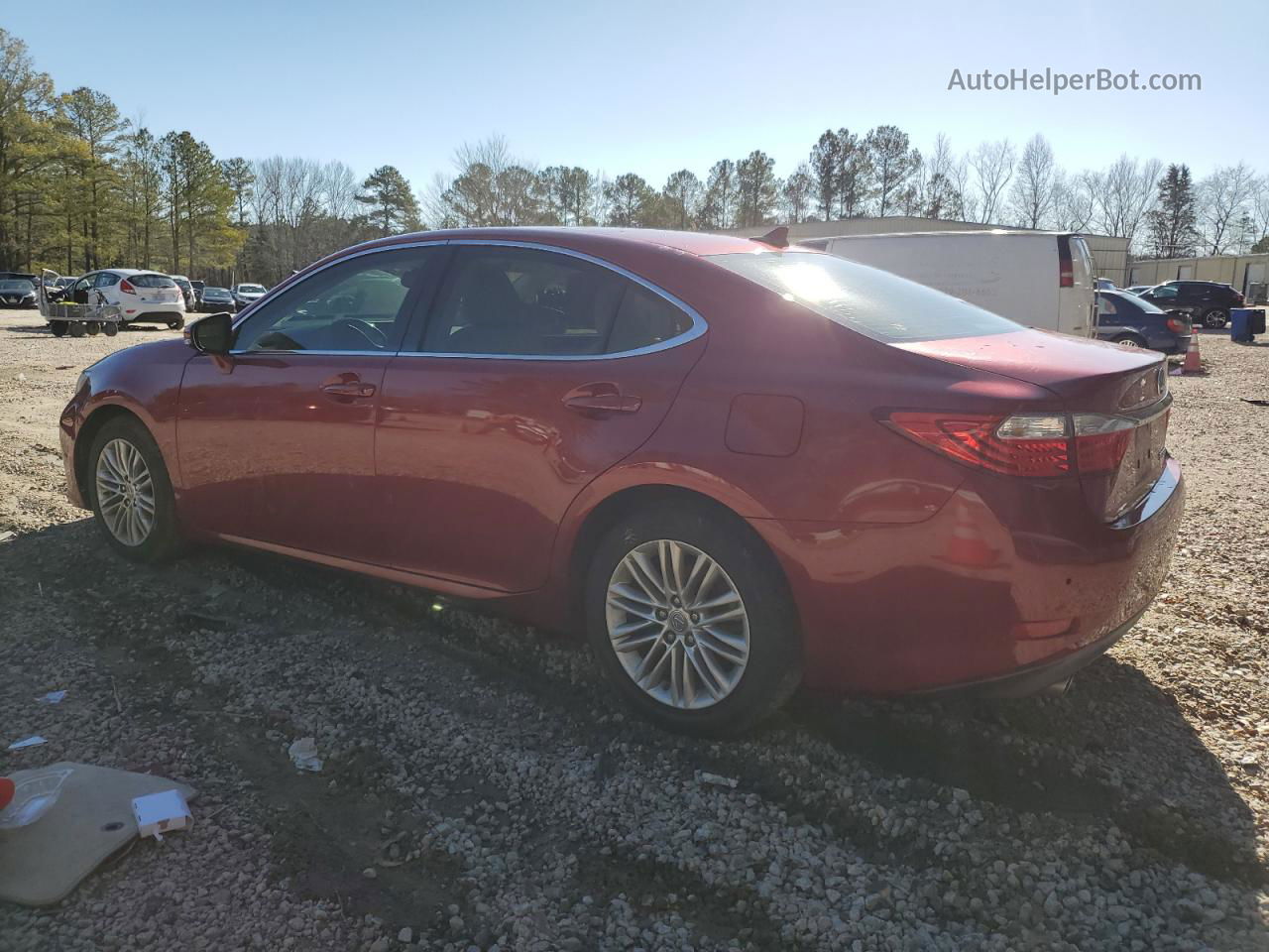 2013 Lexus Es 350 Красный vin: JTHBK1GGXD2082081