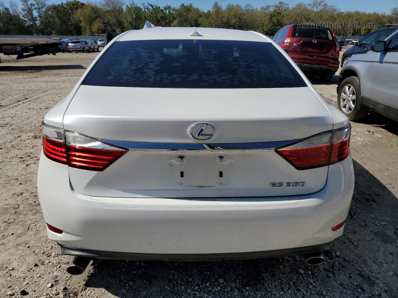 2014 Lexus Es 350 White vin: JTHBK1GGXE2084897