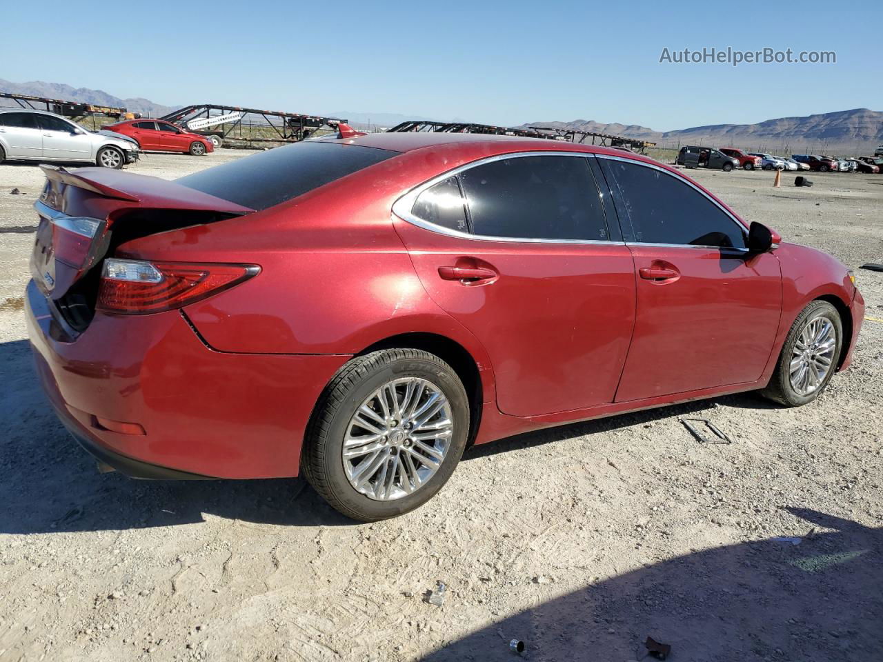 2014 Lexus Es 350 Бордовый vin: JTHBK1GGXE2090327