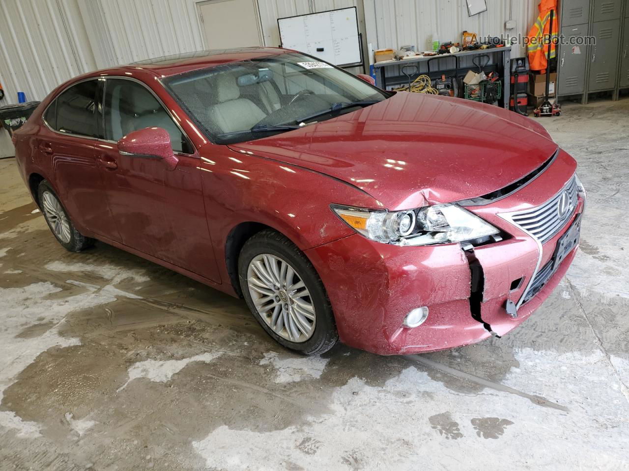 2014 Lexus Es 350 Red vin: JTHBK1GGXE2091087