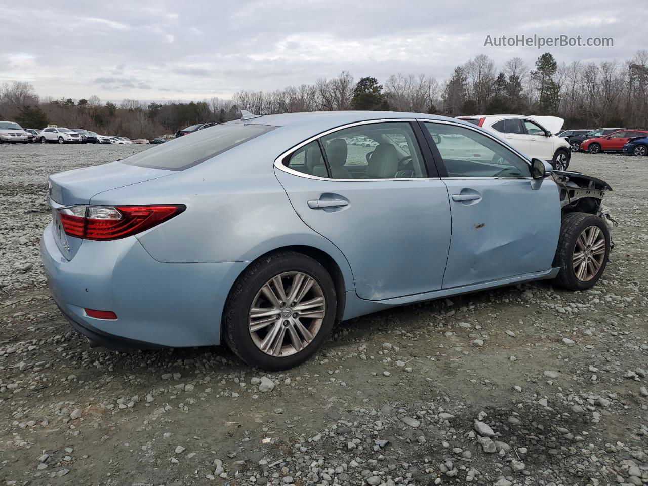 2014 Lexus Es 350 Blue vin: JTHBK1GGXE2095642