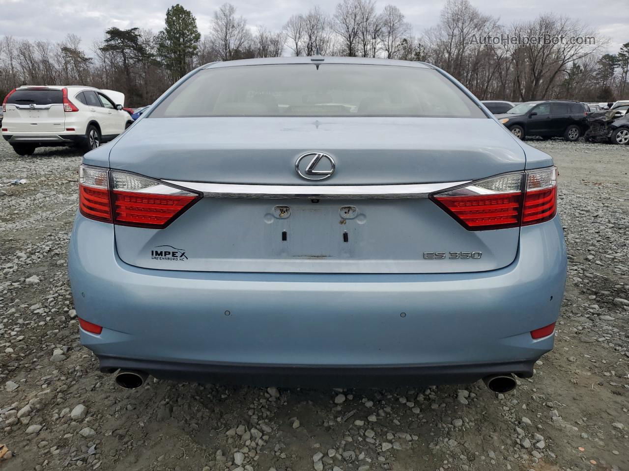 2014 Lexus Es 350 Blue vin: JTHBK1GGXE2095642