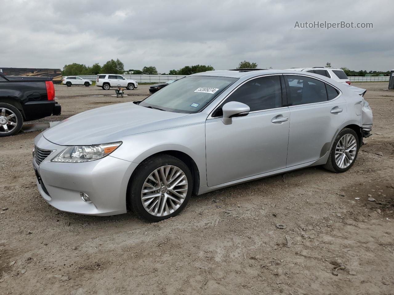 2014 Lexus Es 350 Silver vin: JTHBK1GGXE2098430