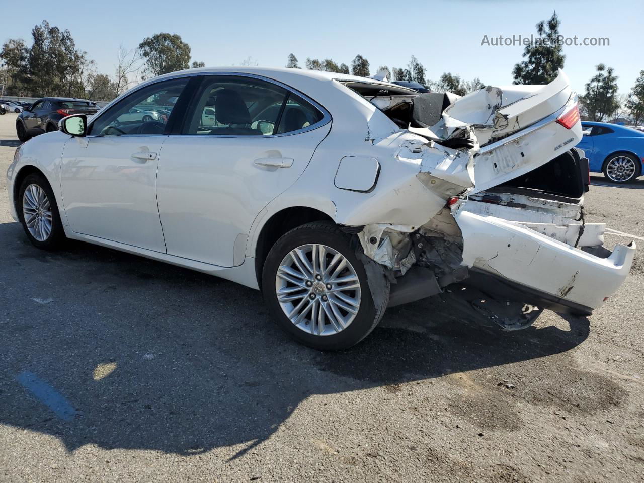 2014 Lexus Es 350 White vin: JTHBK1GGXE2099335