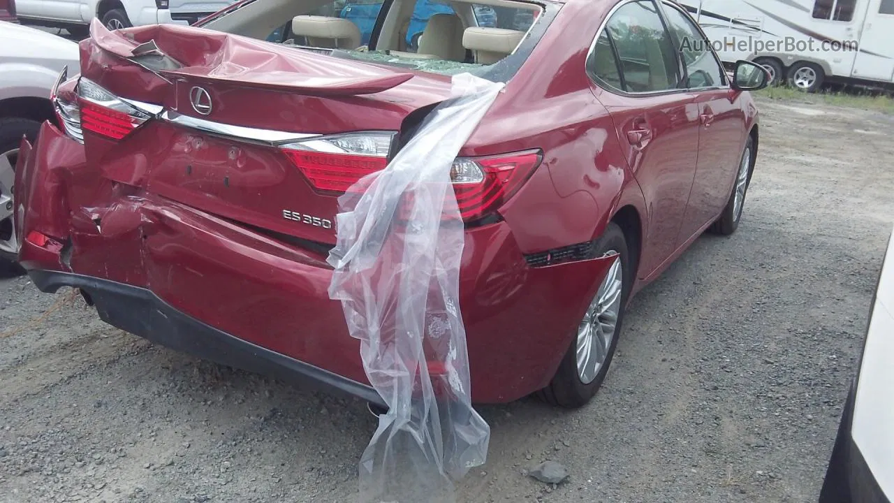 2014 Lexus Es 350 Red vin: JTHBK1GGXE2110642