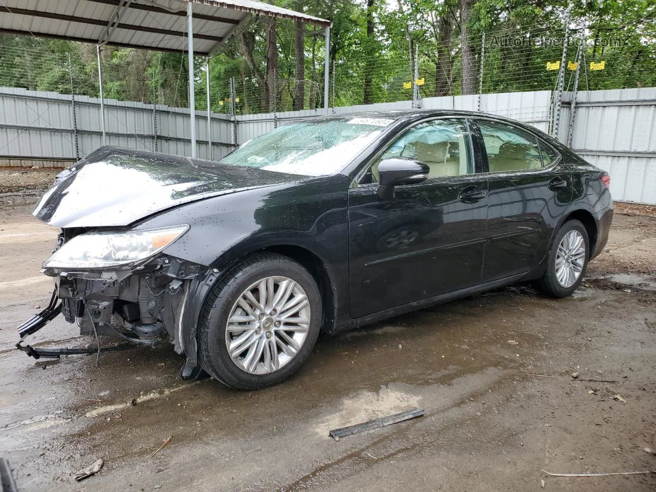 2014 Lexus Es 350 Черный vin: JTHBK1GGXE2116067