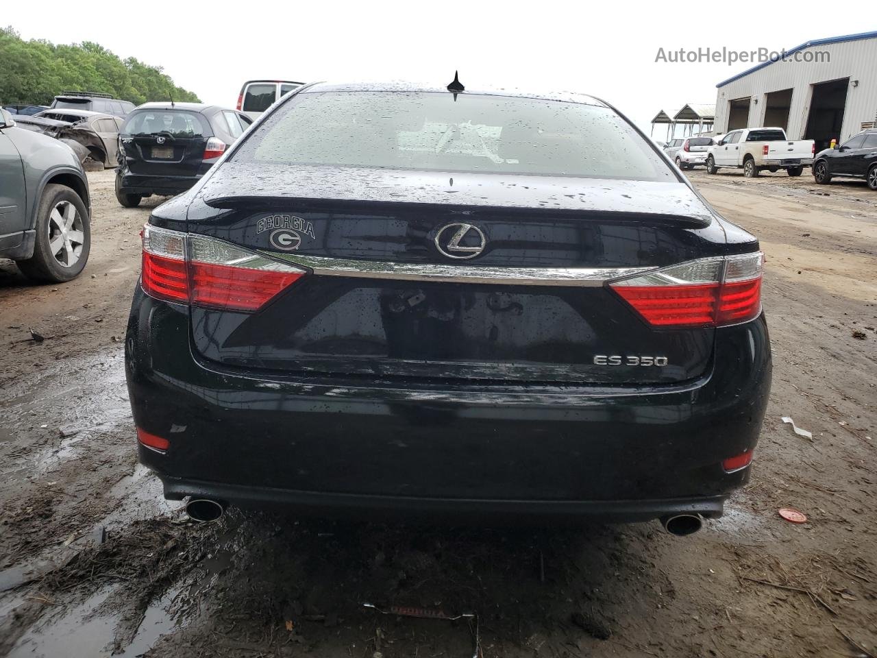 2014 Lexus Es 350 Черный vin: JTHBK1GGXE2116067