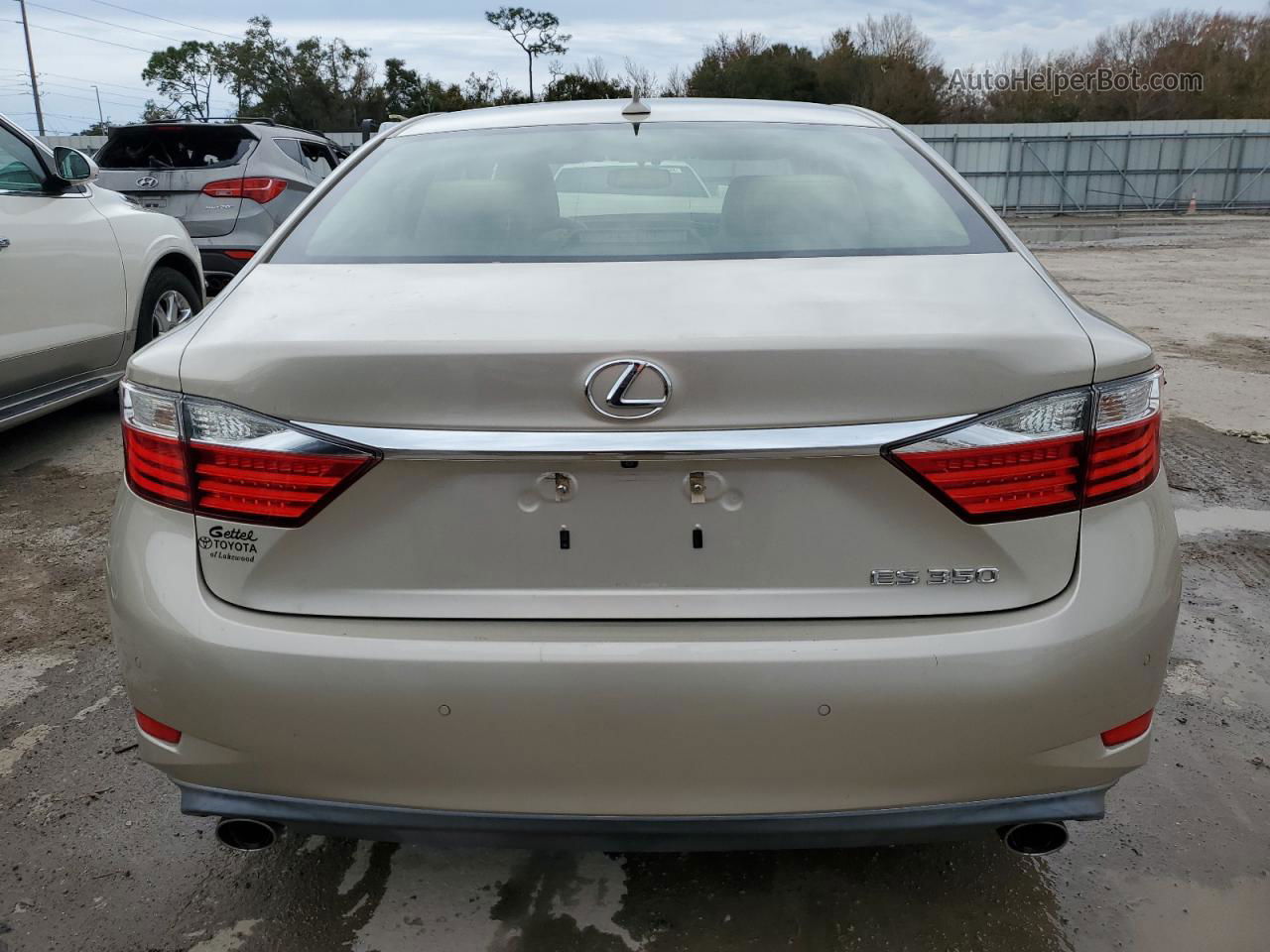 2014 Lexus Es 350 Cream vin: JTHBK1GGXE2123097