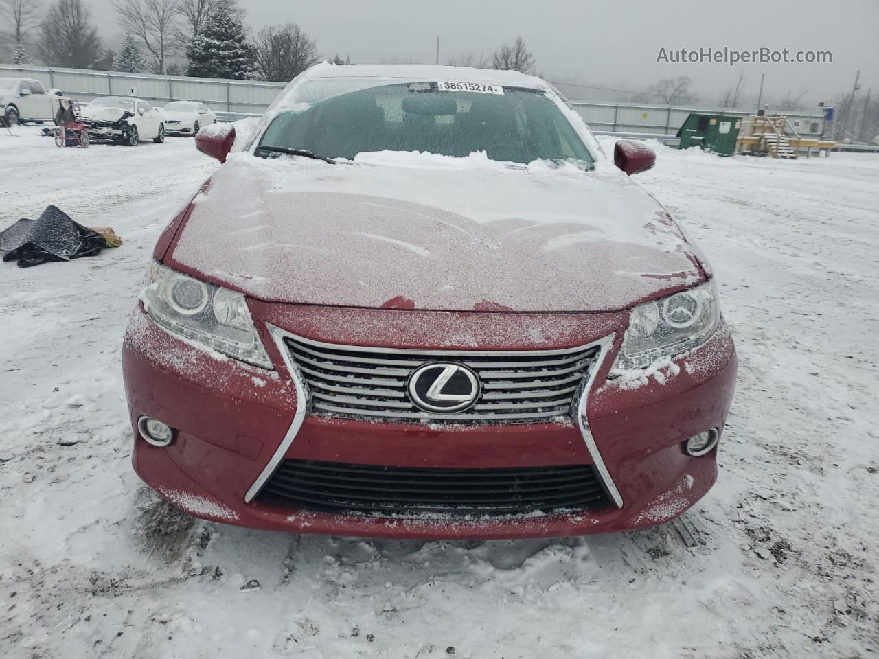 2014 Lexus Es 350 Red vin: JTHBK1GGXE2129871