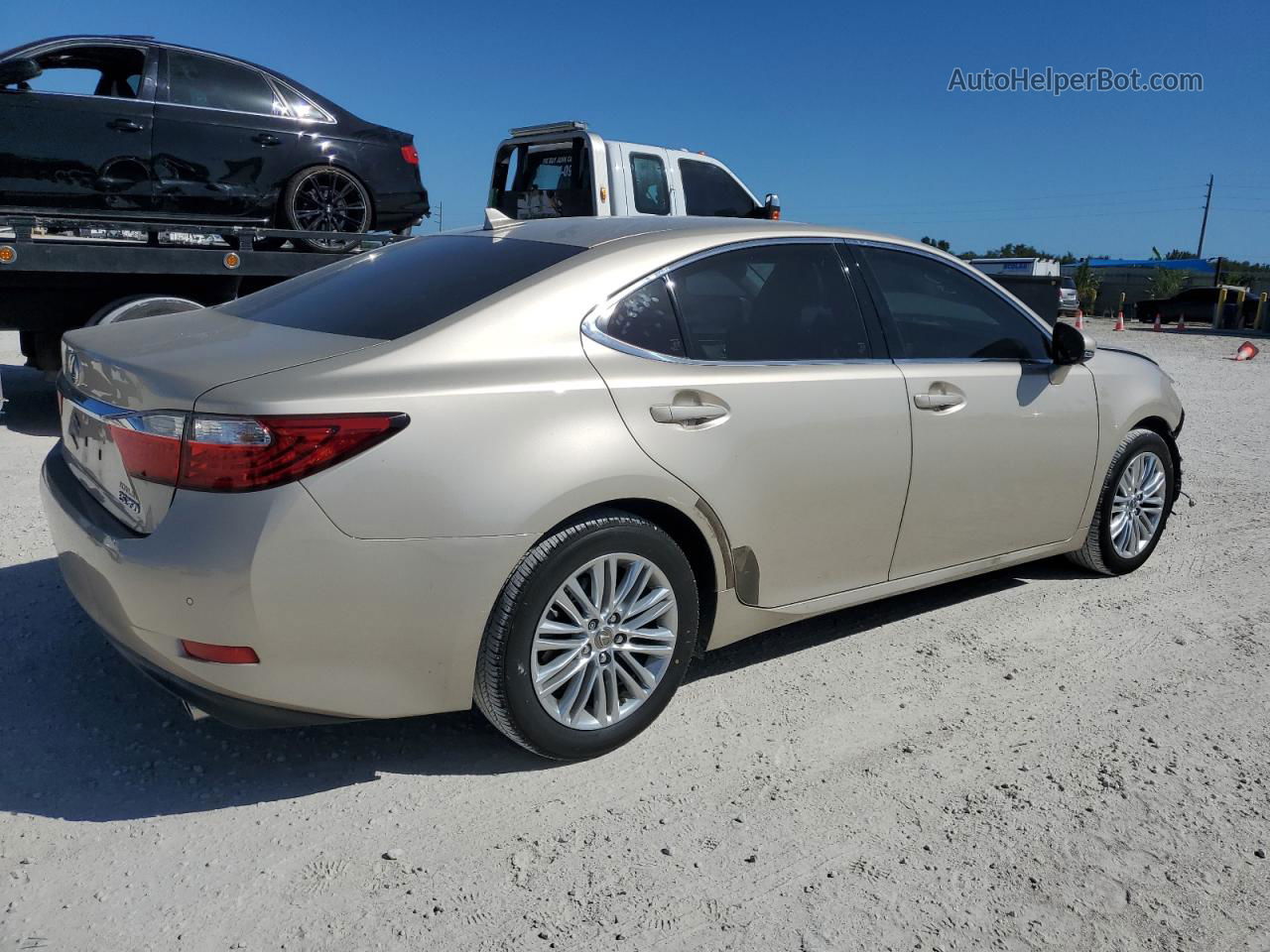 2014 Lexus Es 350 Beige vin: JTHBK1GGXE2130096