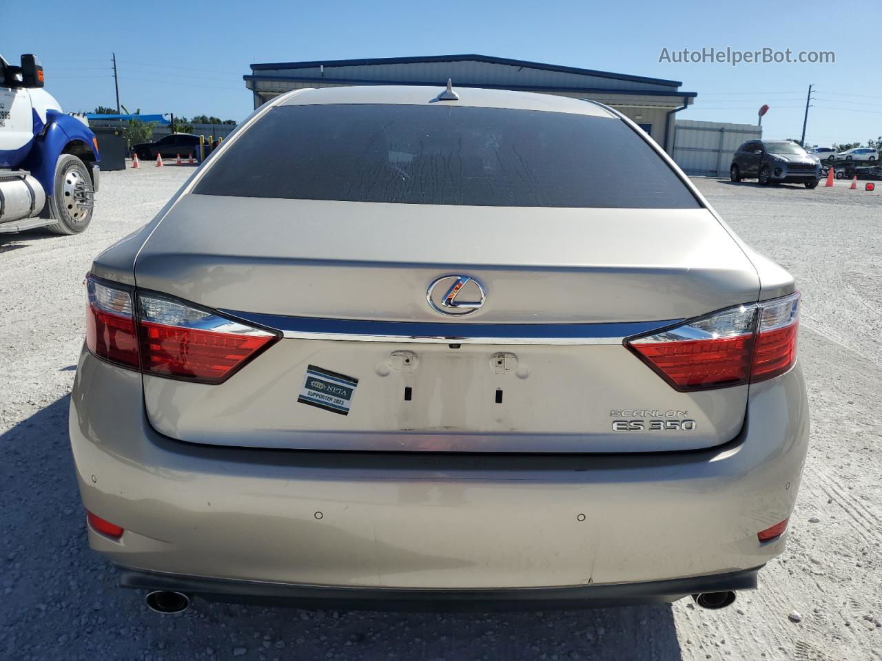 2014 Lexus Es 350 Beige vin: JTHBK1GGXE2130096