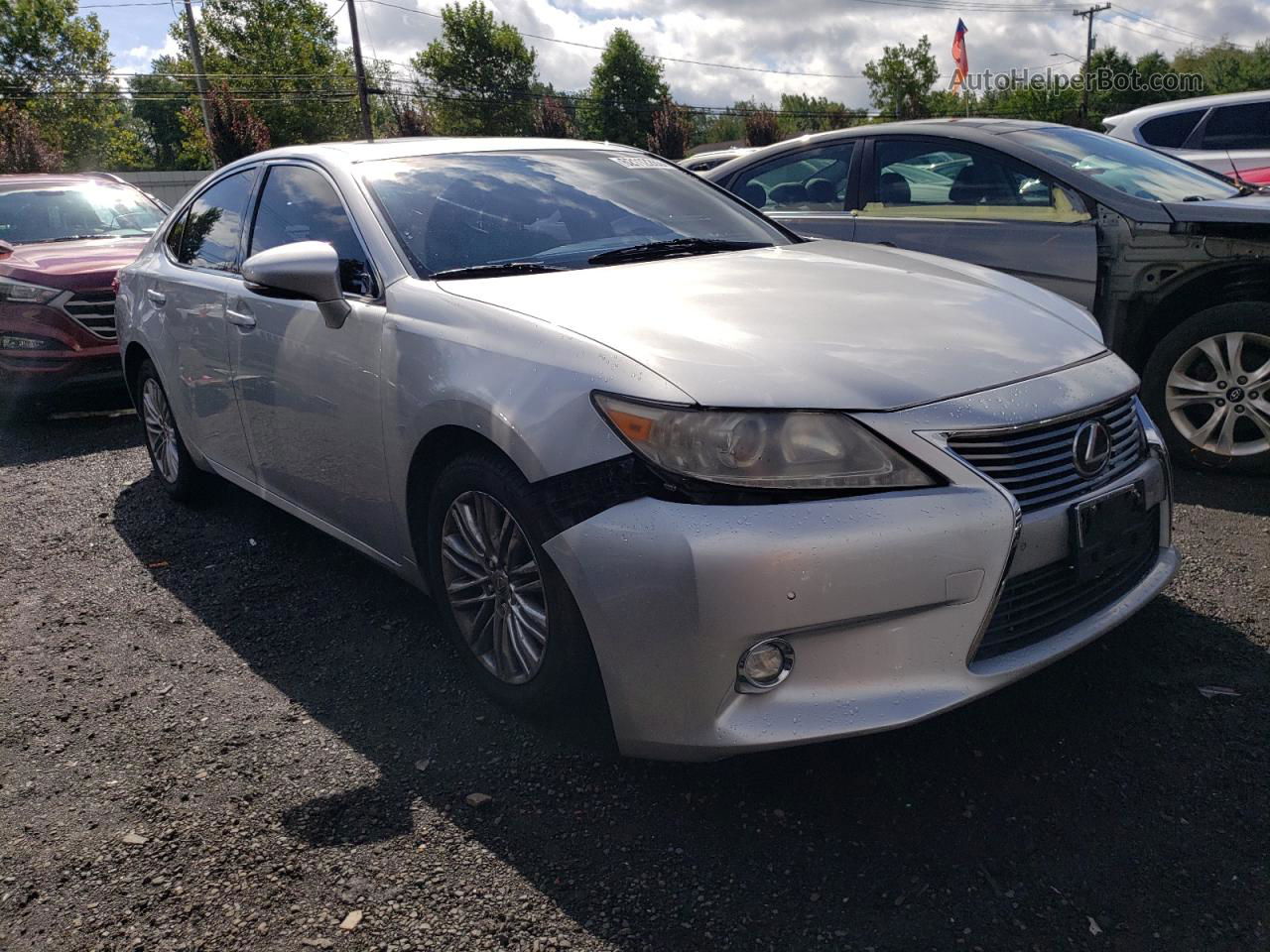 2014 Lexus Es 350 Silver vin: JTHBK1GGXE2137209