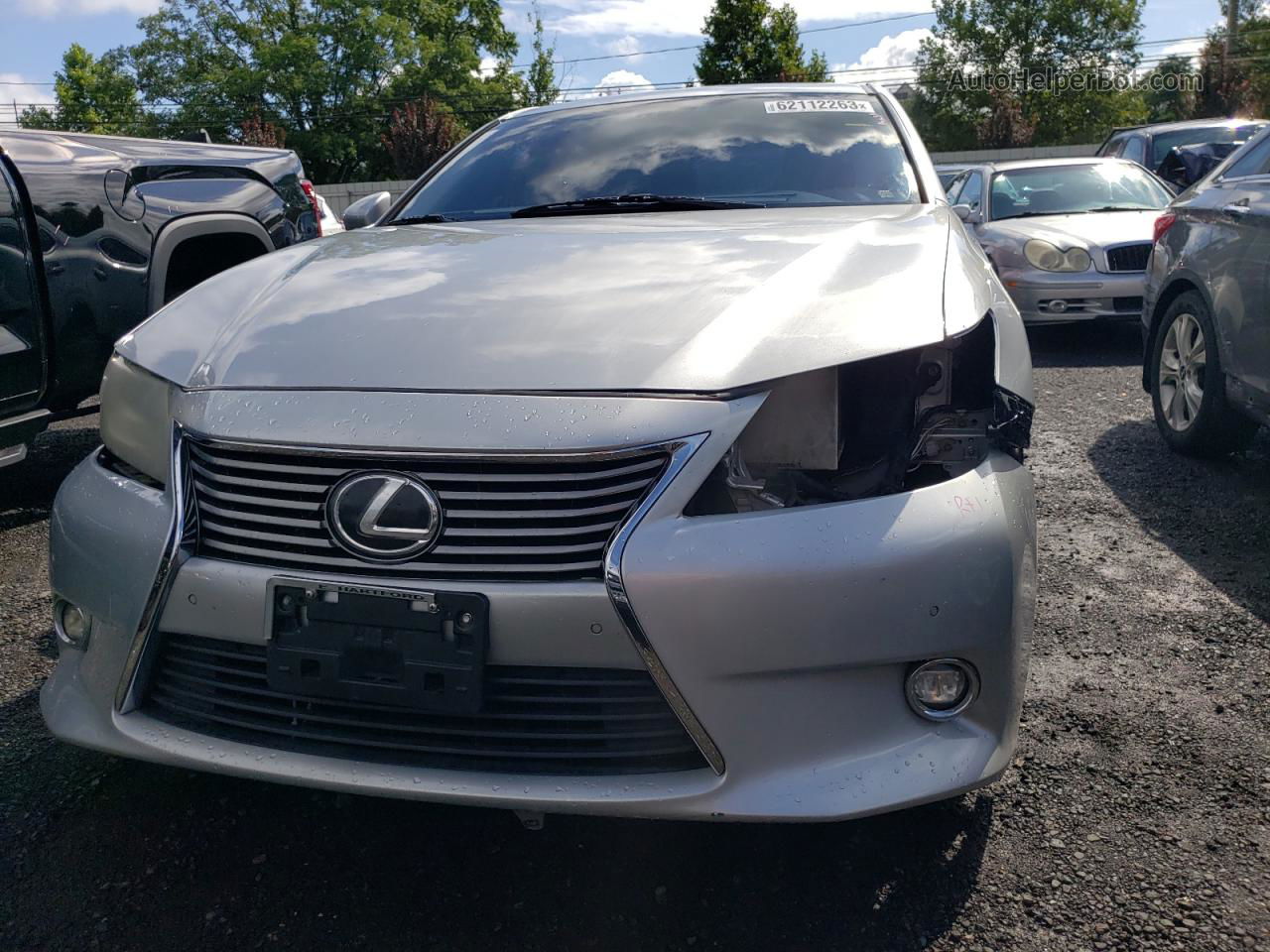 2014 Lexus Es 350 Silver vin: JTHBK1GGXE2137209