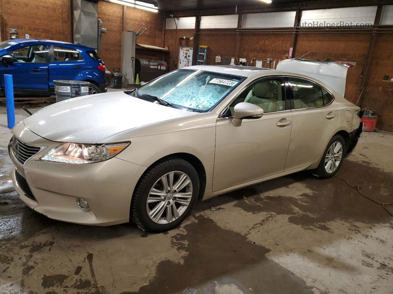 2014 Lexus Es 350 Beige vin: JTHBK1GGXE2142507