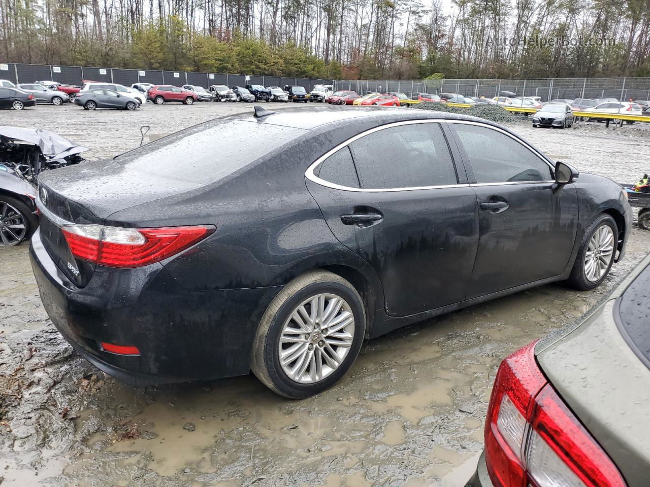 2014 Lexus Es 350 Black vin: JTHBK1GGXE2143544