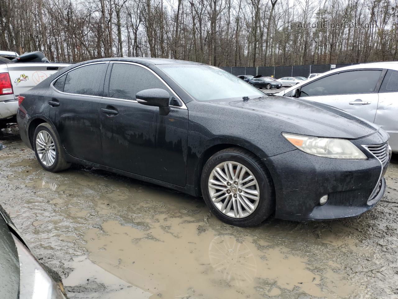 2014 Lexus Es 350 Черный vin: JTHBK1GGXE2143544