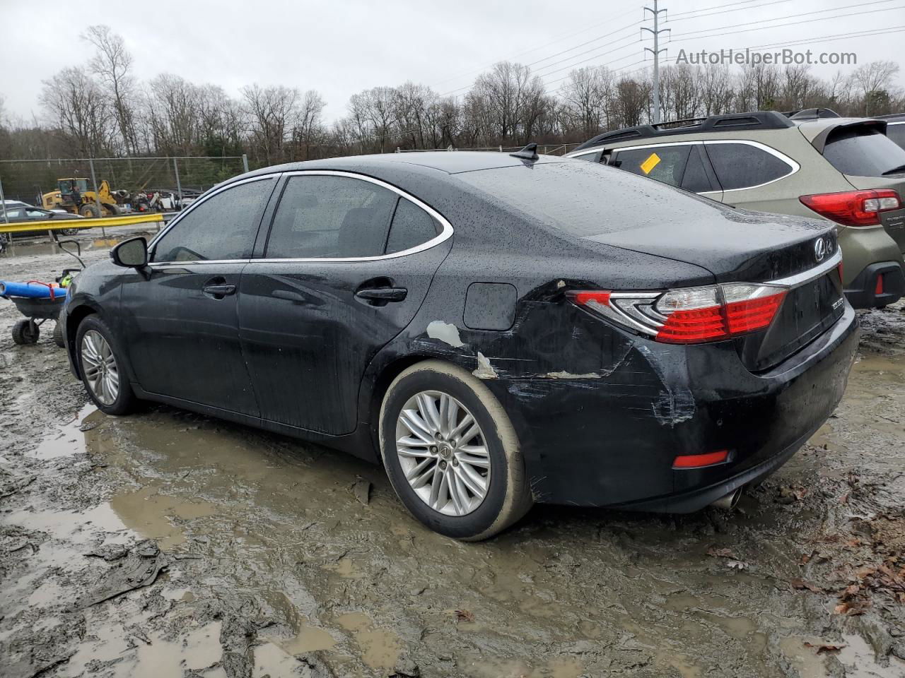 2014 Lexus Es 350 Black vin: JTHBK1GGXE2143544