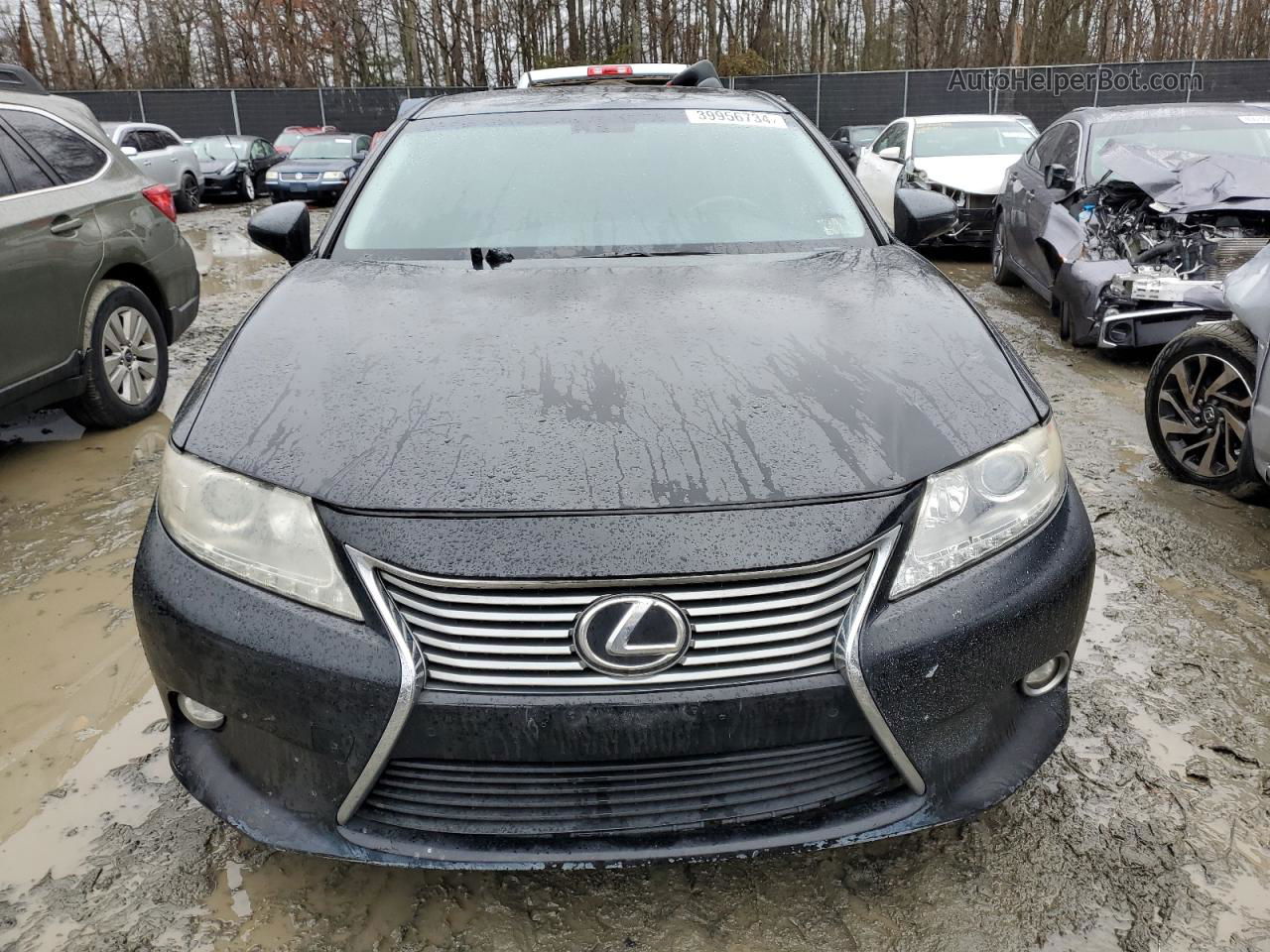 2014 Lexus Es 350 Black vin: JTHBK1GGXE2143544