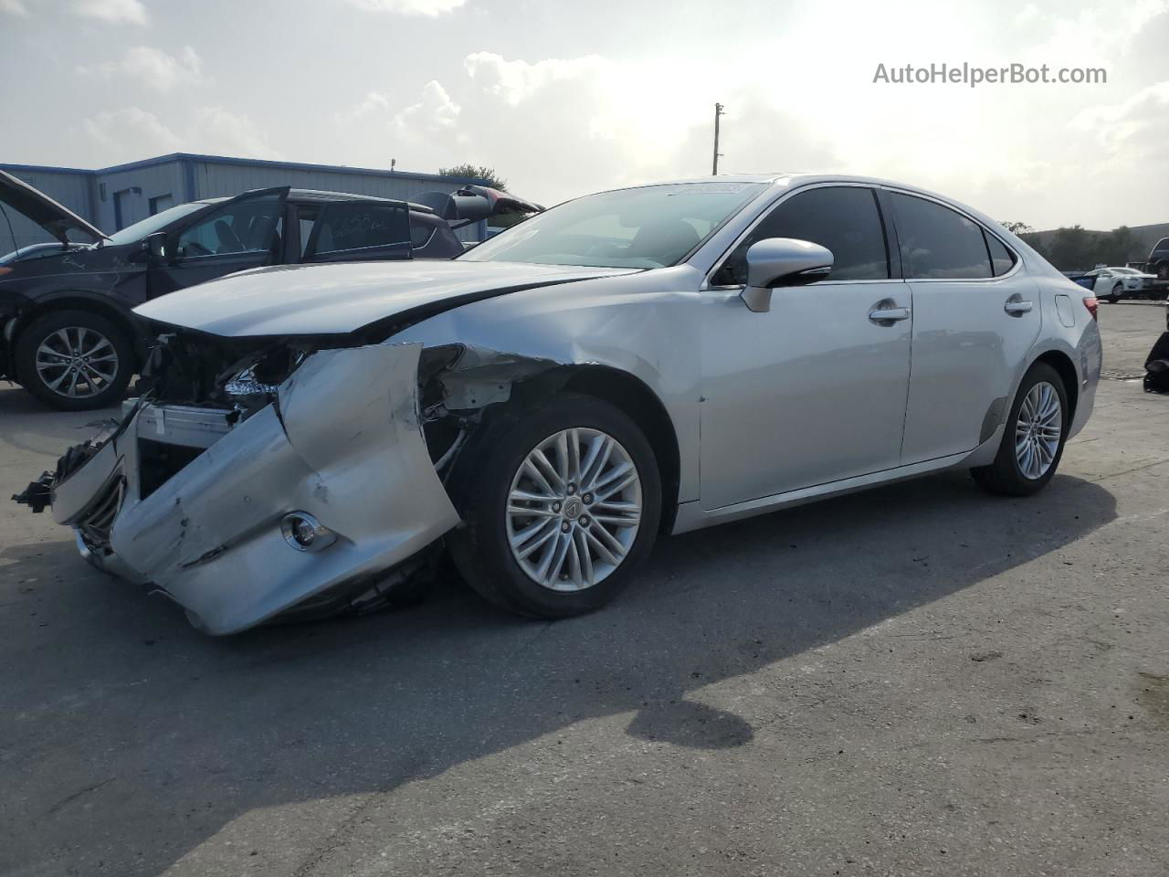 2014 Lexus Es 350 Silver vin: JTHBK1GGXE2143933