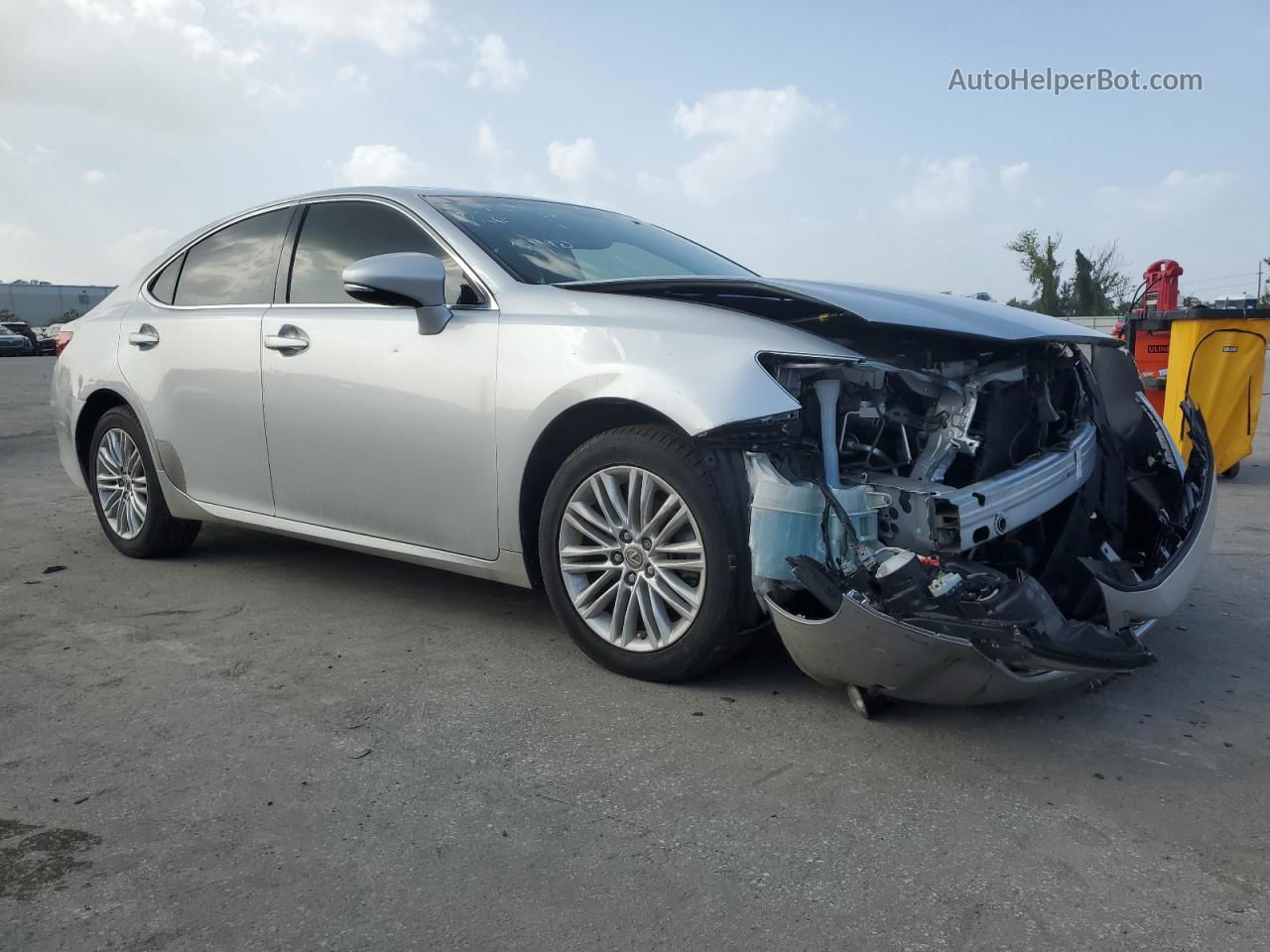 2014 Lexus Es 350 Silver vin: JTHBK1GGXE2143933