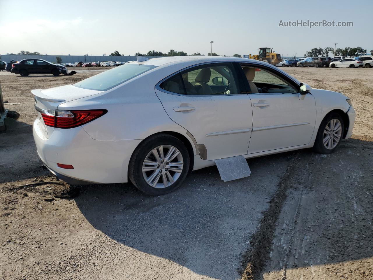 2015 Lexus Es 350 White vin: JTHBK1GGXF2157476