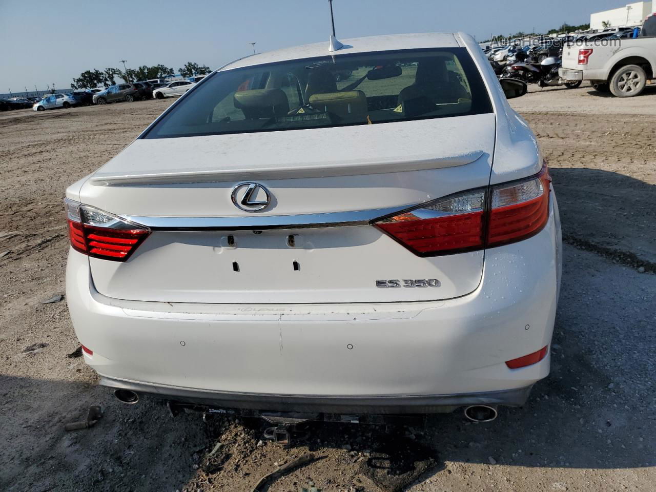 2015 Lexus Es 350 White vin: JTHBK1GGXF2157476