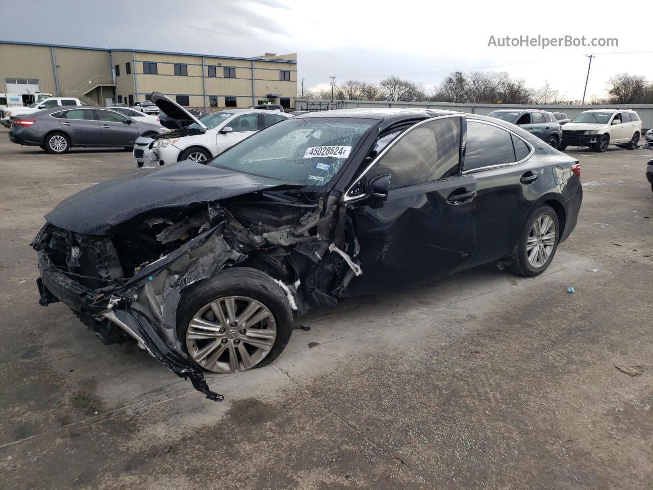 2015 Lexus Es 350 Black vin: JTHBK1GGXF2159535