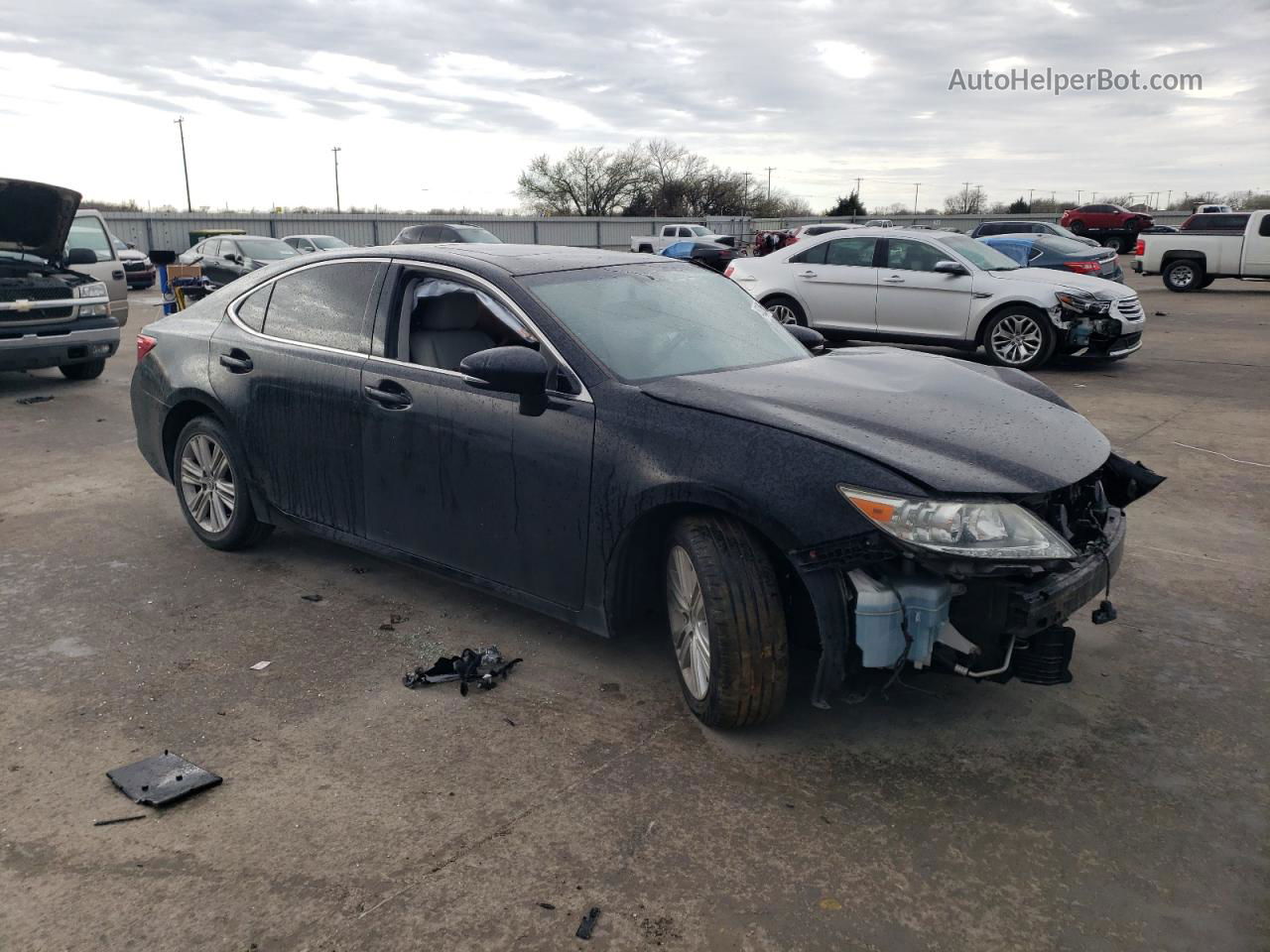 2015 Lexus Es 350 Black vin: JTHBK1GGXF2159535